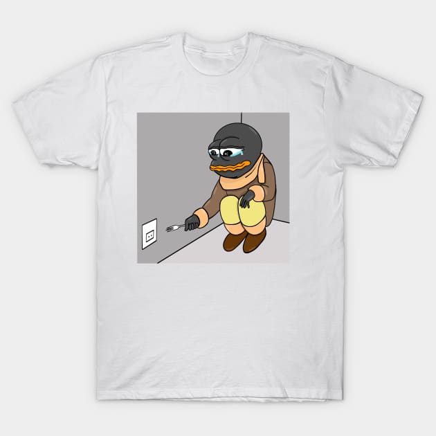 Linux Tux Penguin meme sticker T-Shirt by it-guys